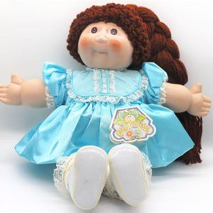 Vintage 1985 Melanie Susanne Porcelain Cabbage Patch Kid Doll Hand Signed, LE